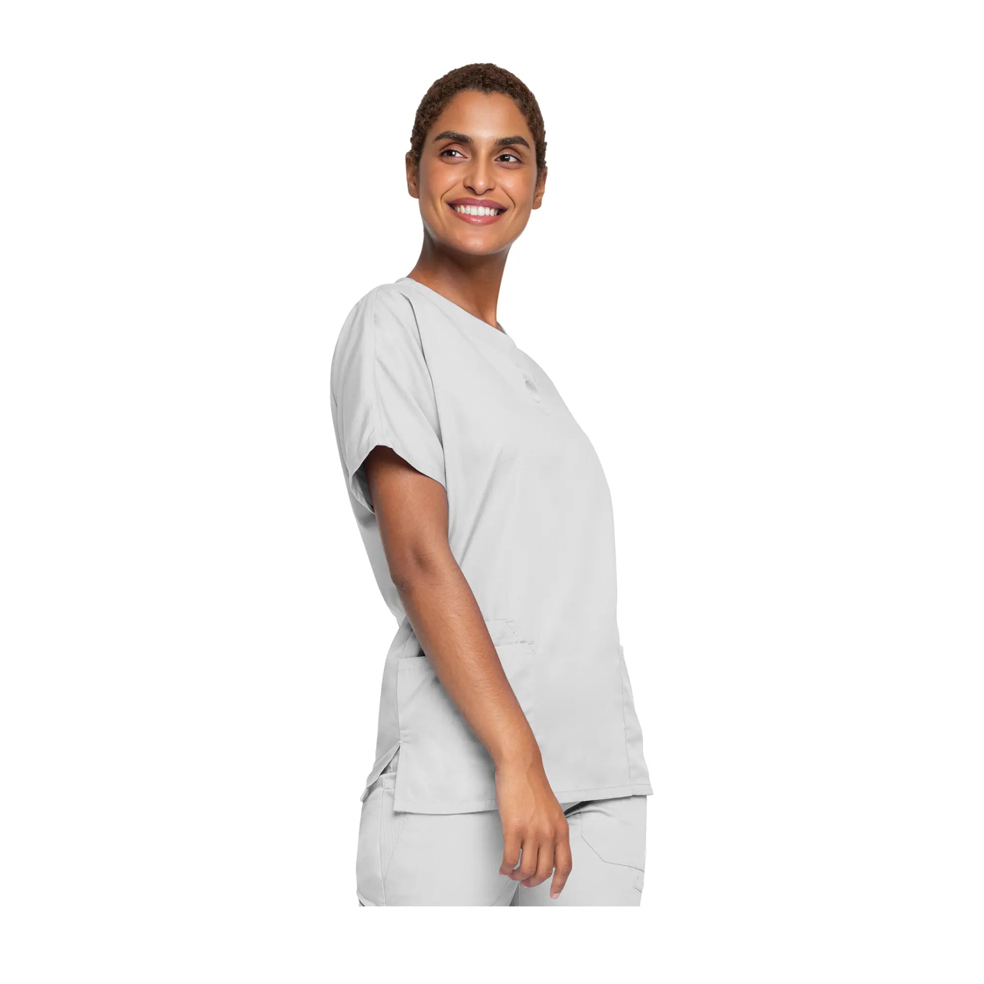 Guéthary - Tunique médicale - Col V - Manches courtes - Femme - Cherokee - Couleur 2 Cherokee Authentic Workwear