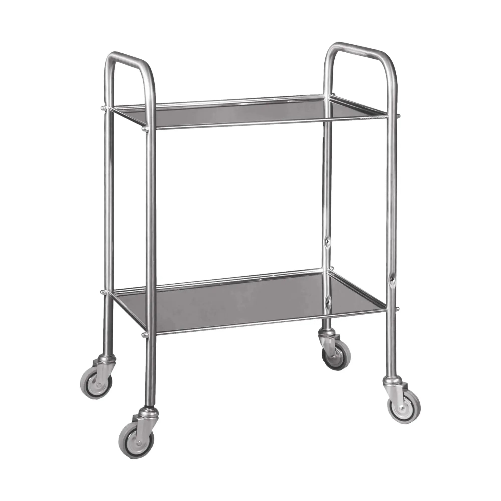 Guéridon en inox - 2 plateaux - 40 x 60 cm - CARINA MEDICAL - My Podologie