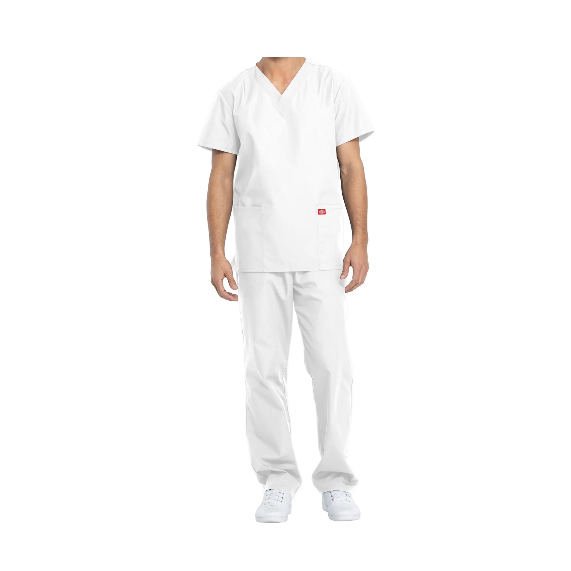 Hossegor - Ensemble médical - Tunique col V et pantalon - Unisexe - Dickies Dickies Blanc-XXXL