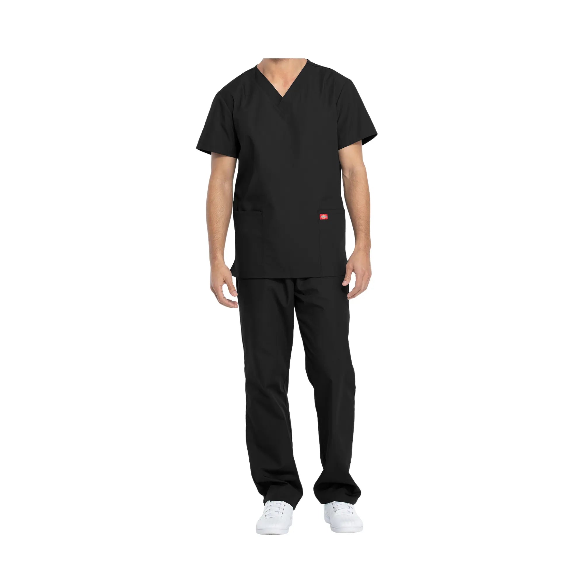 Hossegor - Ensemble médical - Tunique col V et pantalon - Unisexe - Dickies Dickies Noir-XXXL