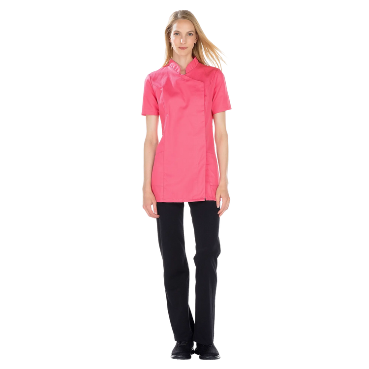 Inès - Blouse longue - Manches courtes - Femme - 105 cm