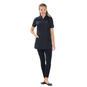 Inès - Blouse longue - Manches courtes - Femme - 105 cm