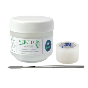 Kit Vercid du Docteur Jouille - Pot 50 g + Spatule à ciment + Rouleau de blenderm Vercid by Dr Jouille