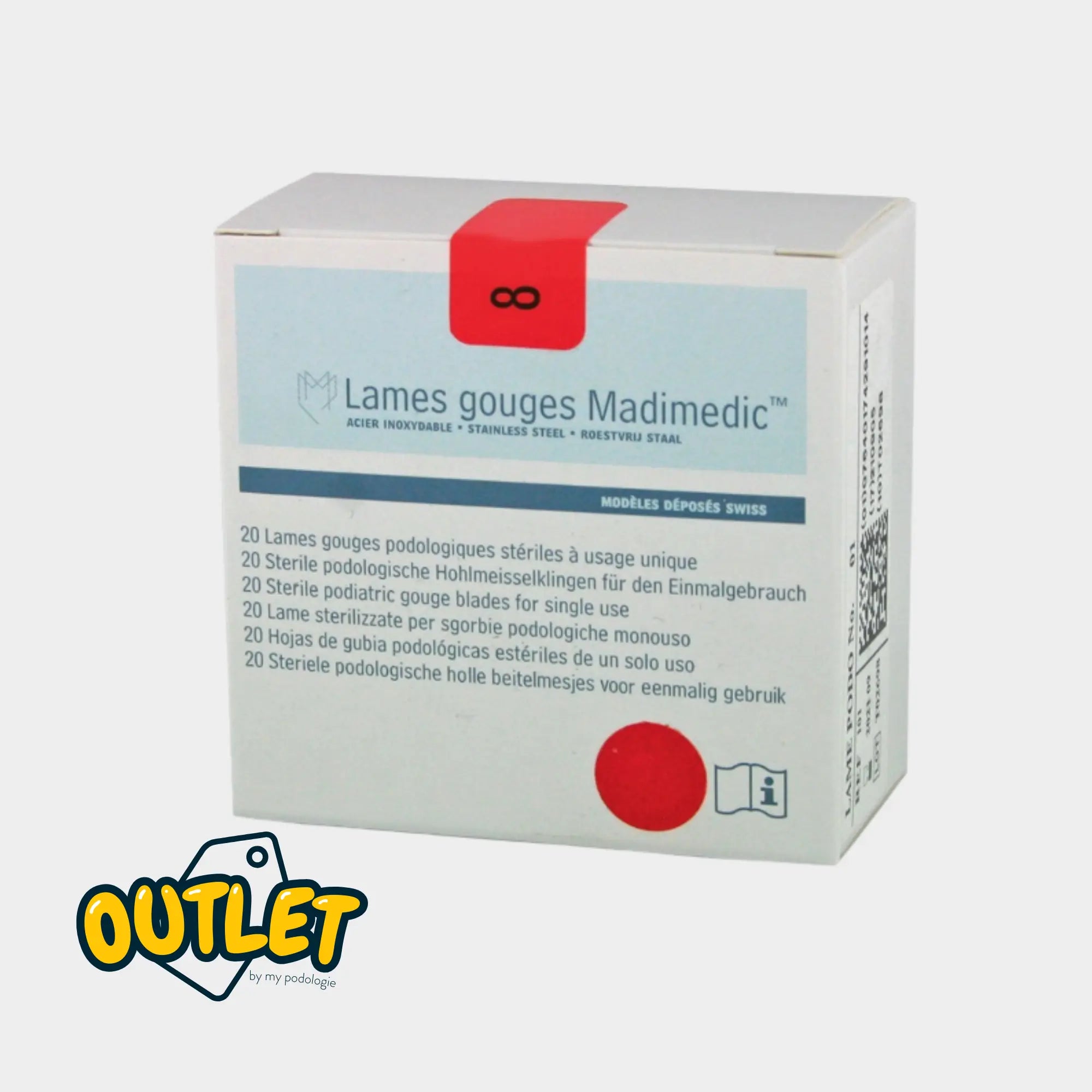 Lames de gouges Madimedic - Boite de 20 // Date courte Destockage