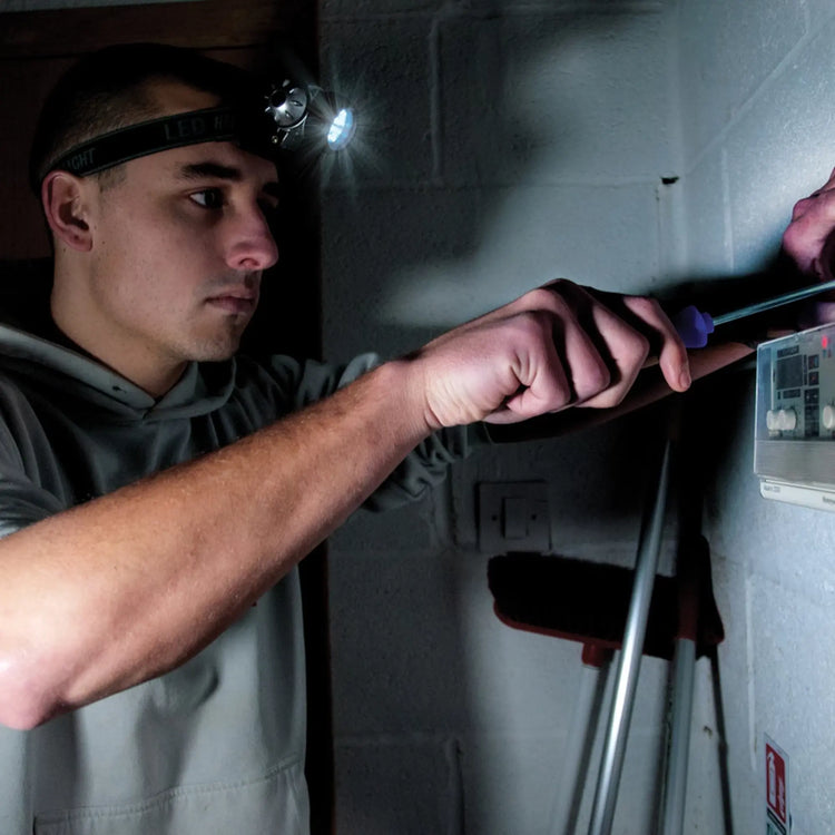 Lampe frontale LED/krypton - Silverline Silverline