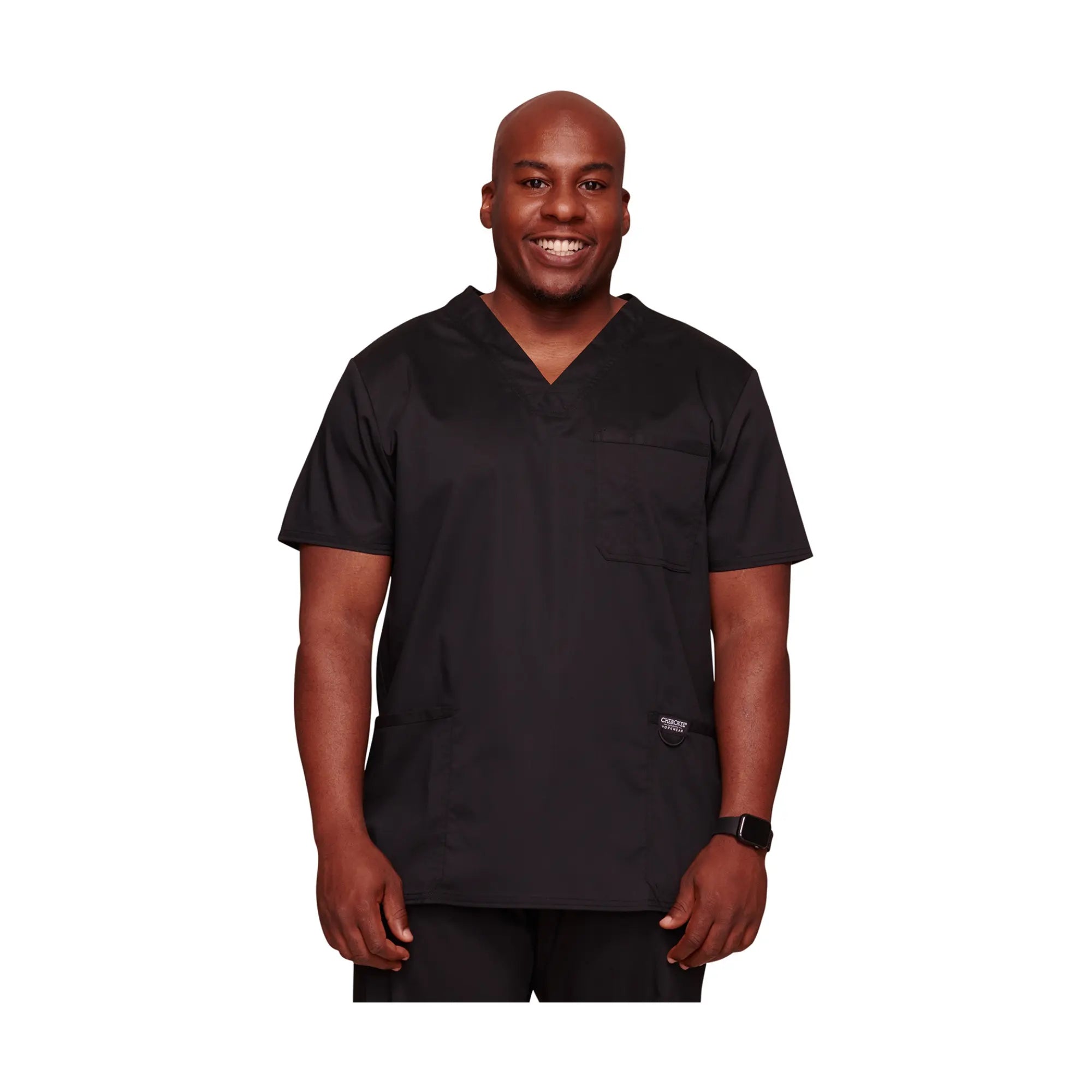 Lourdes - Tunique col V - Homme - Cherokee Cherokee Authentic Workwear Noir-3XL