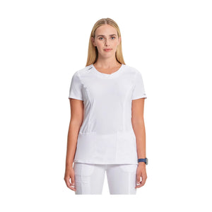 Lyon - Tunique à col rond - Femme - Cherokee Cherokee Medical Uniforms Blanc-3XL