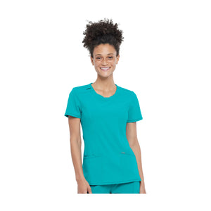 Lyon - Tunique à col rond - Femme - Cherokee Cherokee Medical Uniforms Bleu-Canard-3XL
