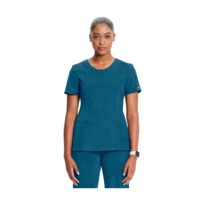 Lyon - Tunique à col rond - Femme - Cherokee Cherokee Medical Uniforms Bleu-Caraïbes-3XL