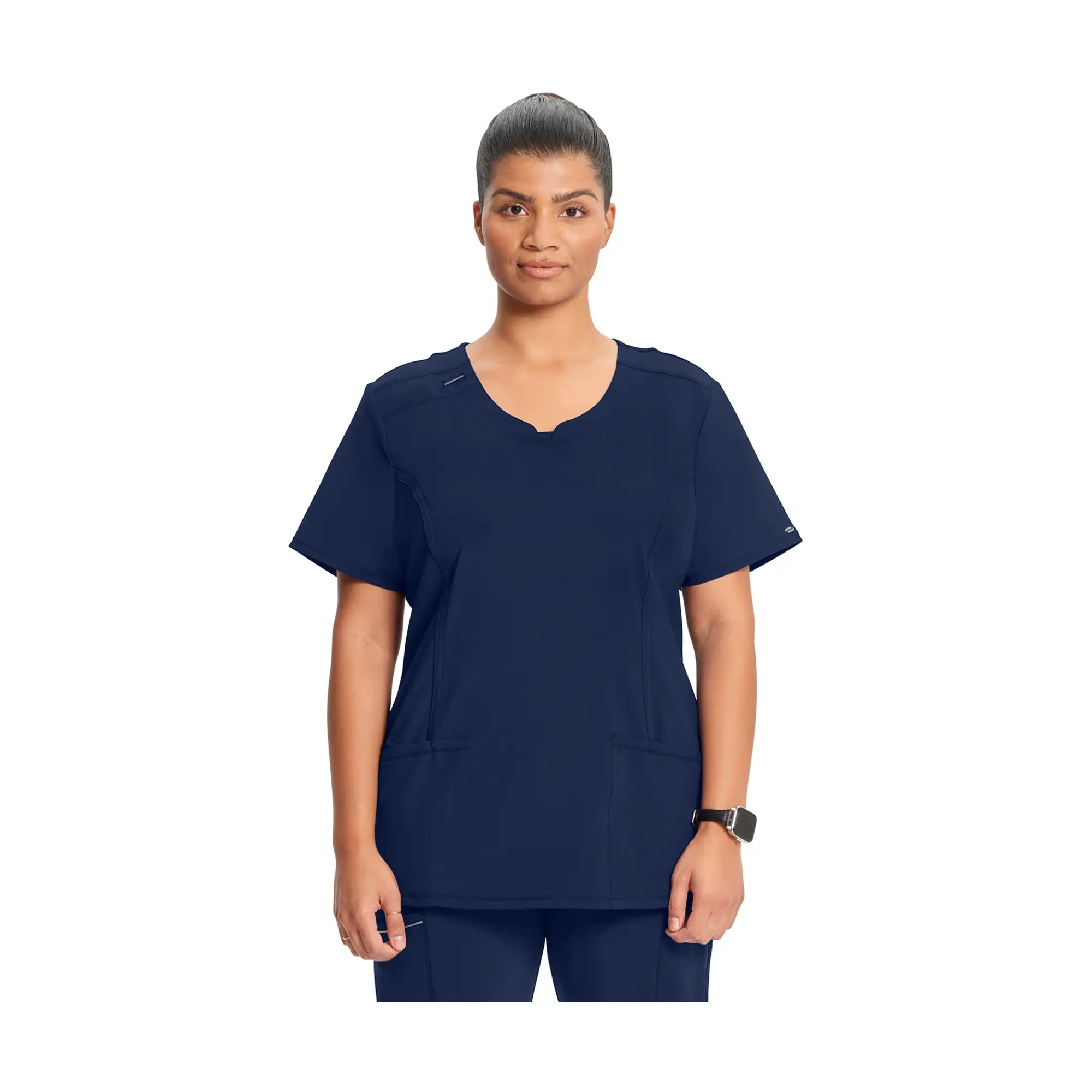 Lyon - Tunique à col rond - Femme - Cherokee Cherokee Medical Uniforms Bleu-Marine-3XL
