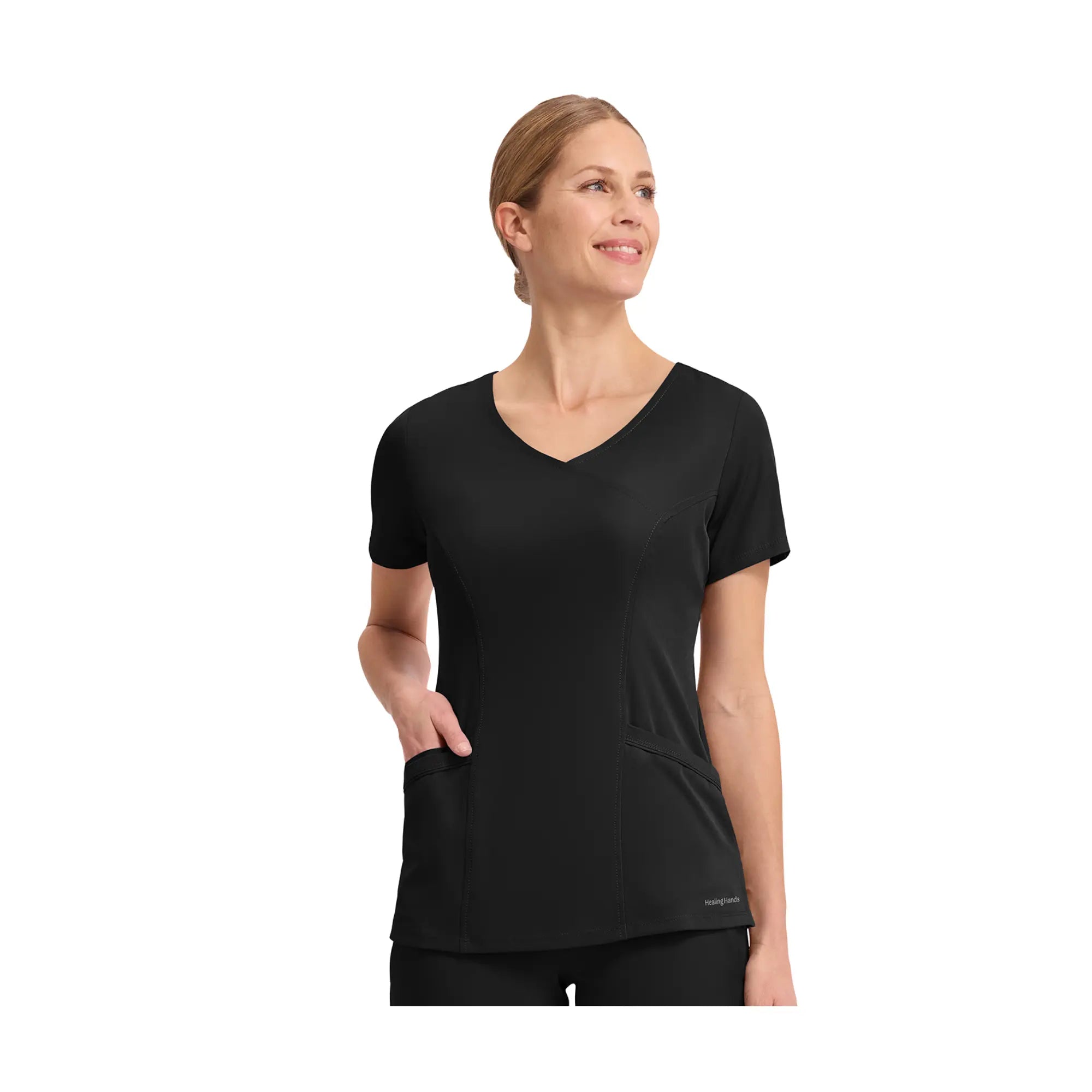 Madison - Tunique cache-cœur - Femme - Healing Hands Healing Hands Noir / 3XL