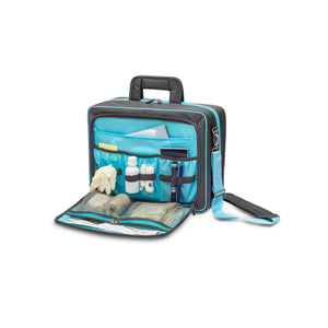 Mallette médicale convertible SUIT&GO - Gris - Chariot à roulettes en option Elite Bags