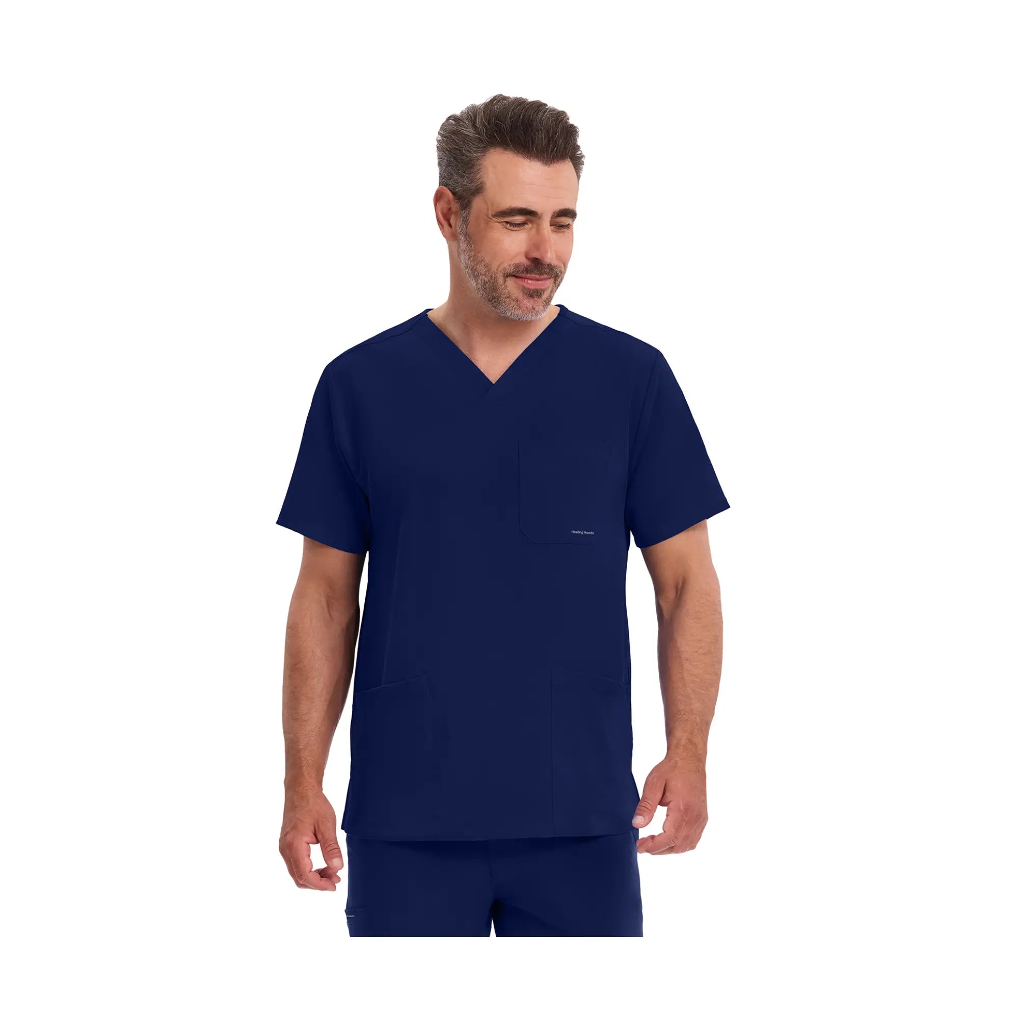 Mathew - Tunique médicale - Col V - Homme - Healing Hands Healing Hands Bleu Marine / 3XL