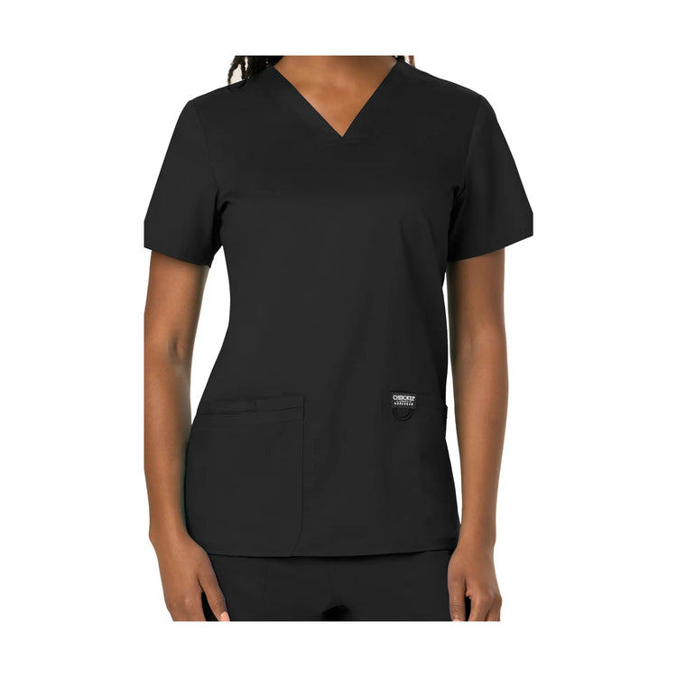 Mérignac - Tunique col en V - Femme - Cherokee Cherokee Authentic Workwear  Noir-3XL