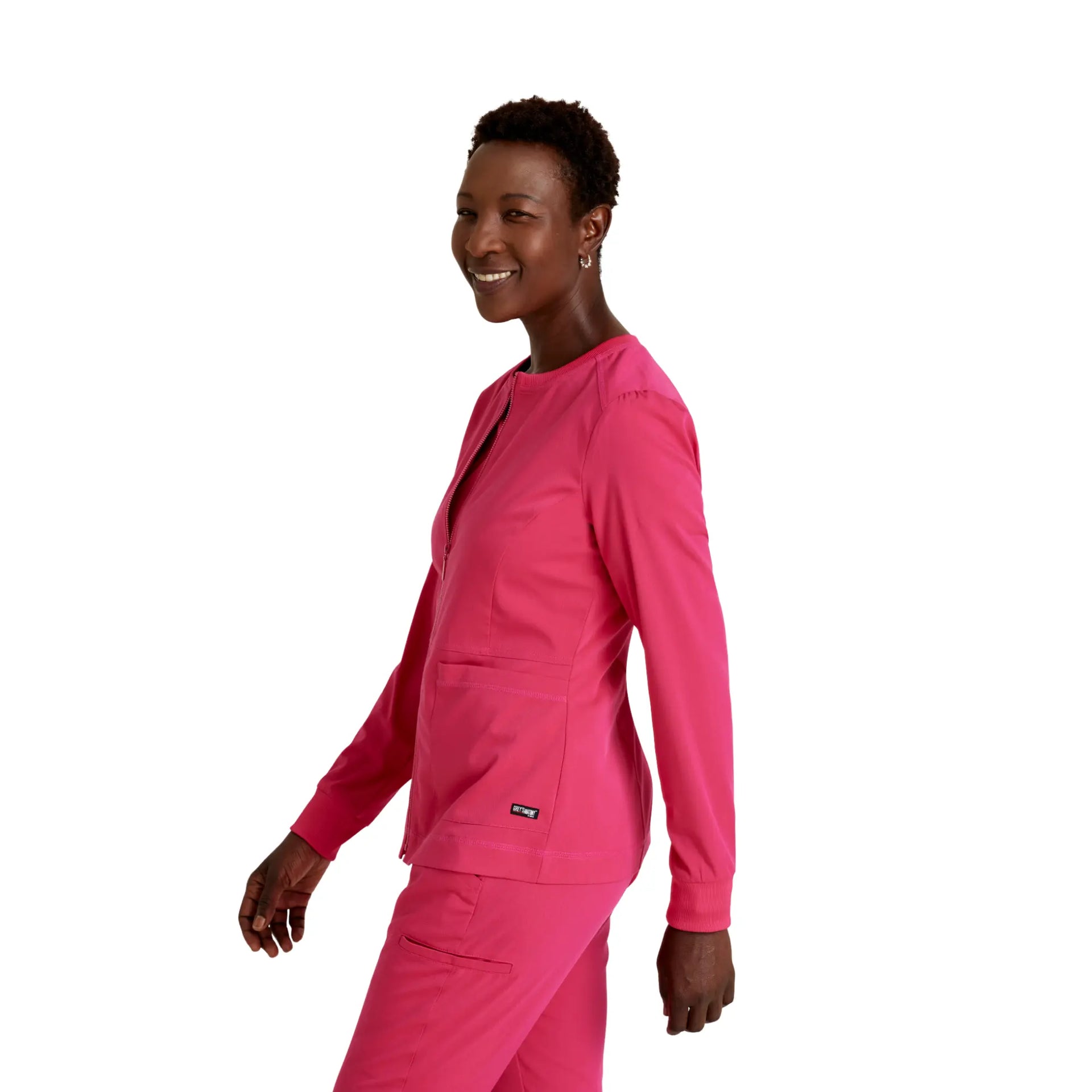 Millie - Veste médicale Zip - Femme - Grey’s Anatomy Stretch Grey’s Anatomy