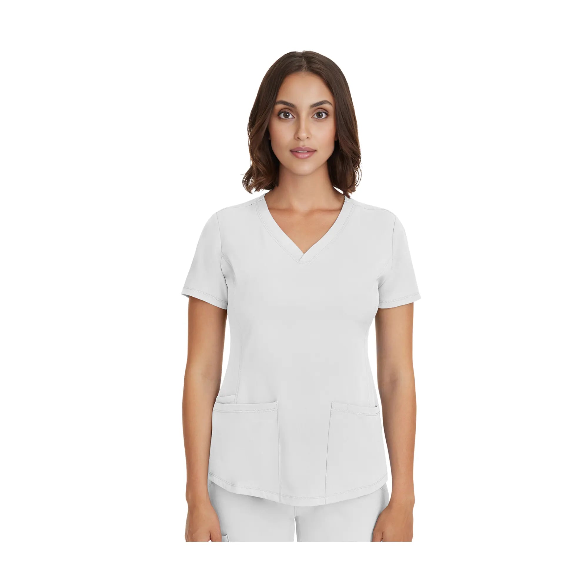 Monique - Tunique médicale - Col V - Femme - Healing Hands - 2 Healing Hands Blanc / 3XL