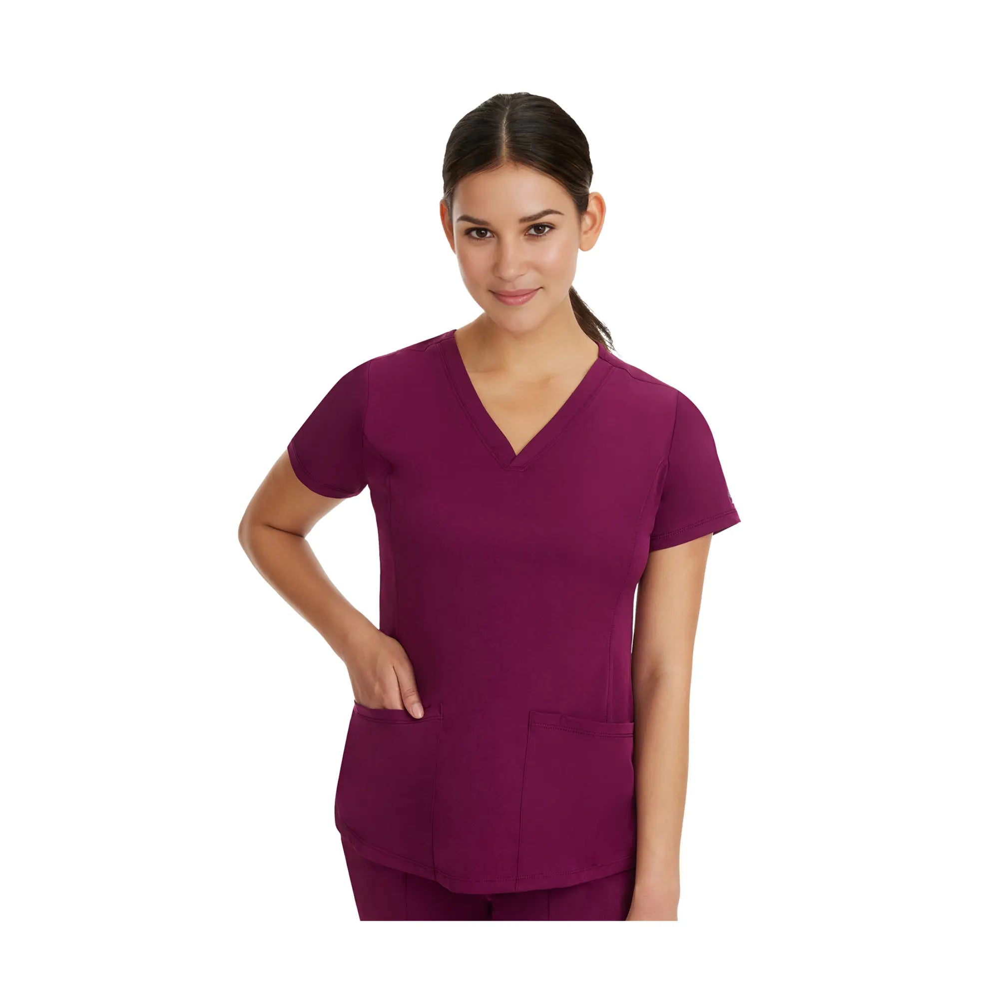 Monique - Tunique médicale - Col V - Femme - Healing Hands - 2 Healing Hands