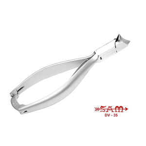 Pince à ongles - Acier inoxydable - Finition satinée - Coupe concave - 14 cm - Sam Sam
