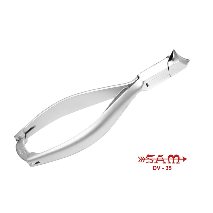Pince à ongles - Acier inoxydable - Finition satinée - Coupe concave - 14 cm - Sam Sam