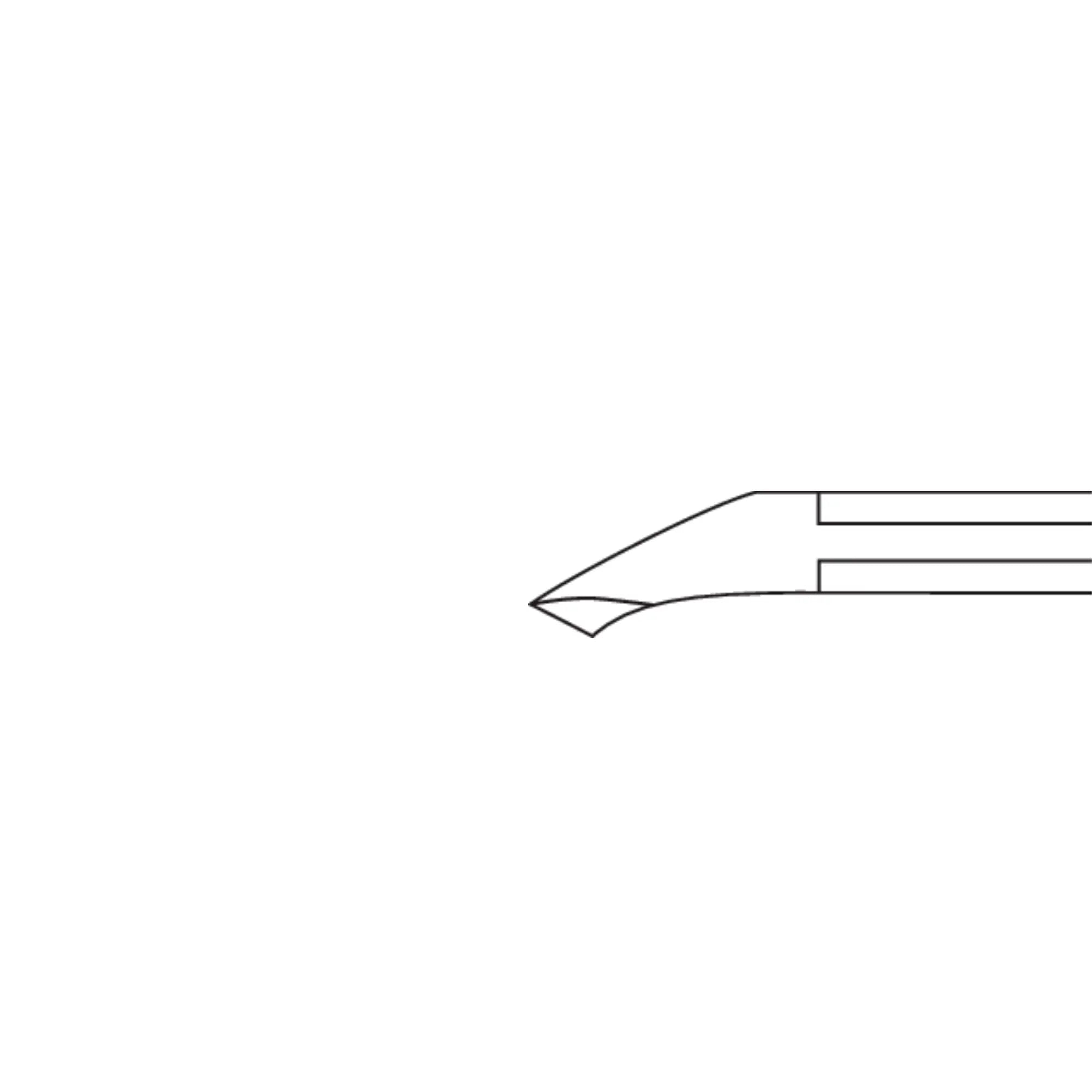 Pince à ongles - Coupe droite 4 mm - 10 cm - Ruck Ruck