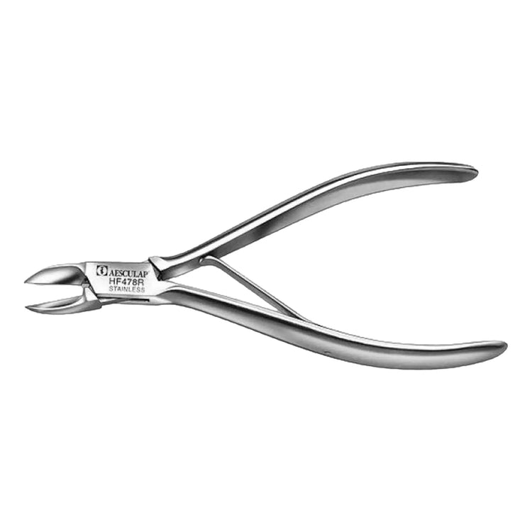 Pince à ongles - Coupe droite - Mors plats - 13 cm - Aesculap - HF478R - My Podologie