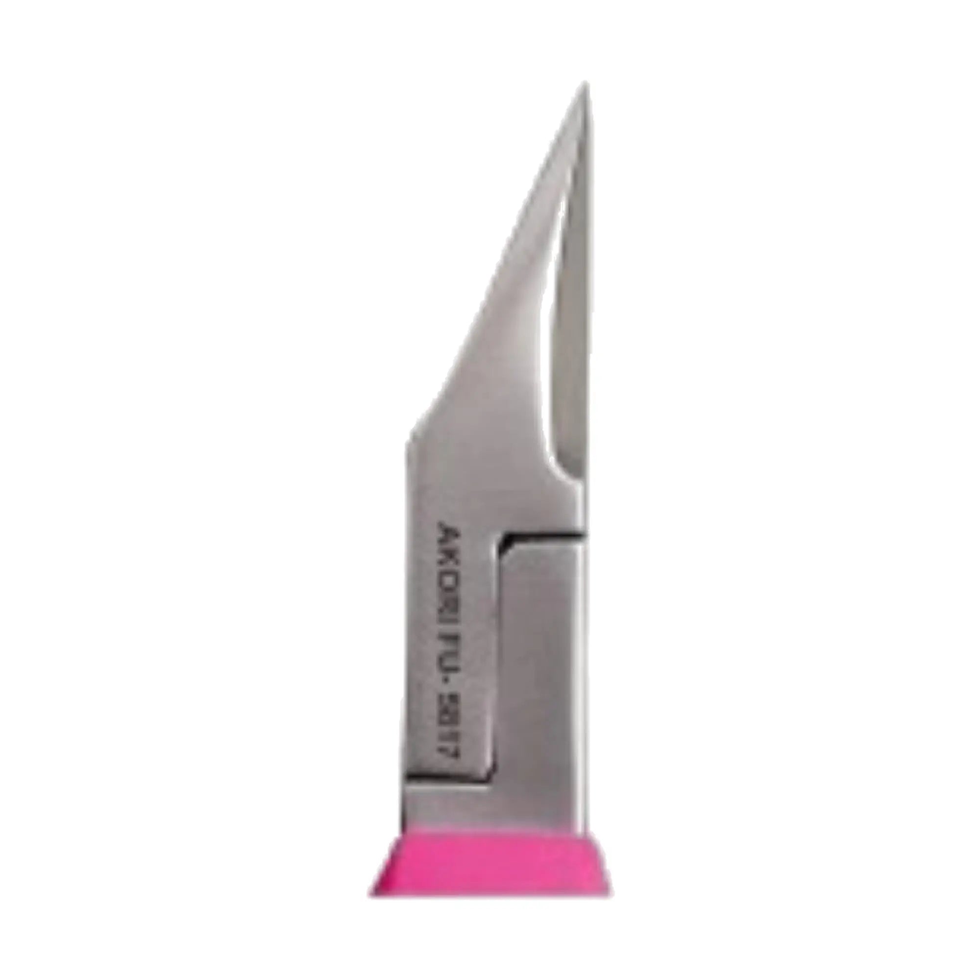 Pince à ongles ergonomique - Fushia - Coupe droite - Mors effilés - 13 cm - Inox - Akori - My Podologie