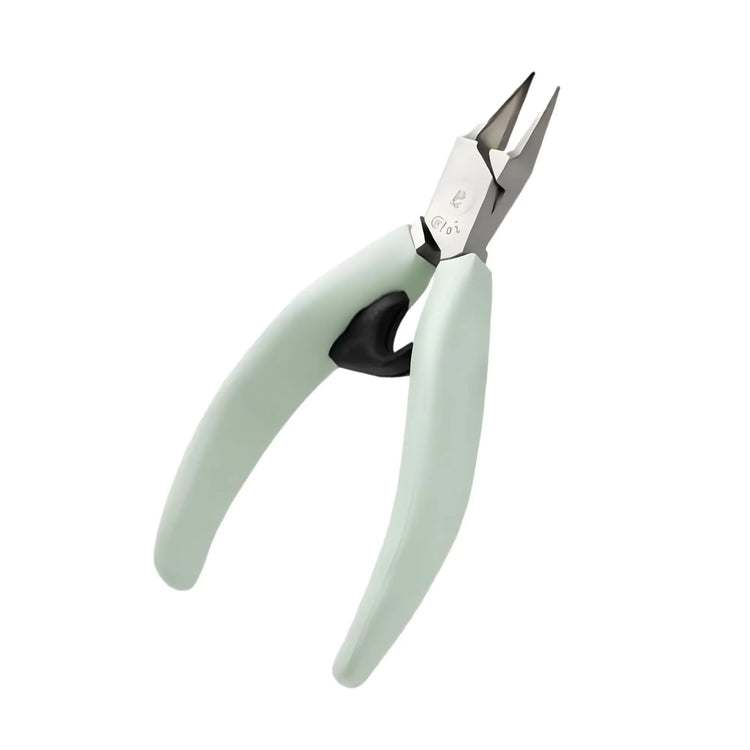 Pince à ongles ergonomique - Verte - Coupe droite 20 mm - Mors plats fins - 13 cm - Inox - Akori - My Podologie