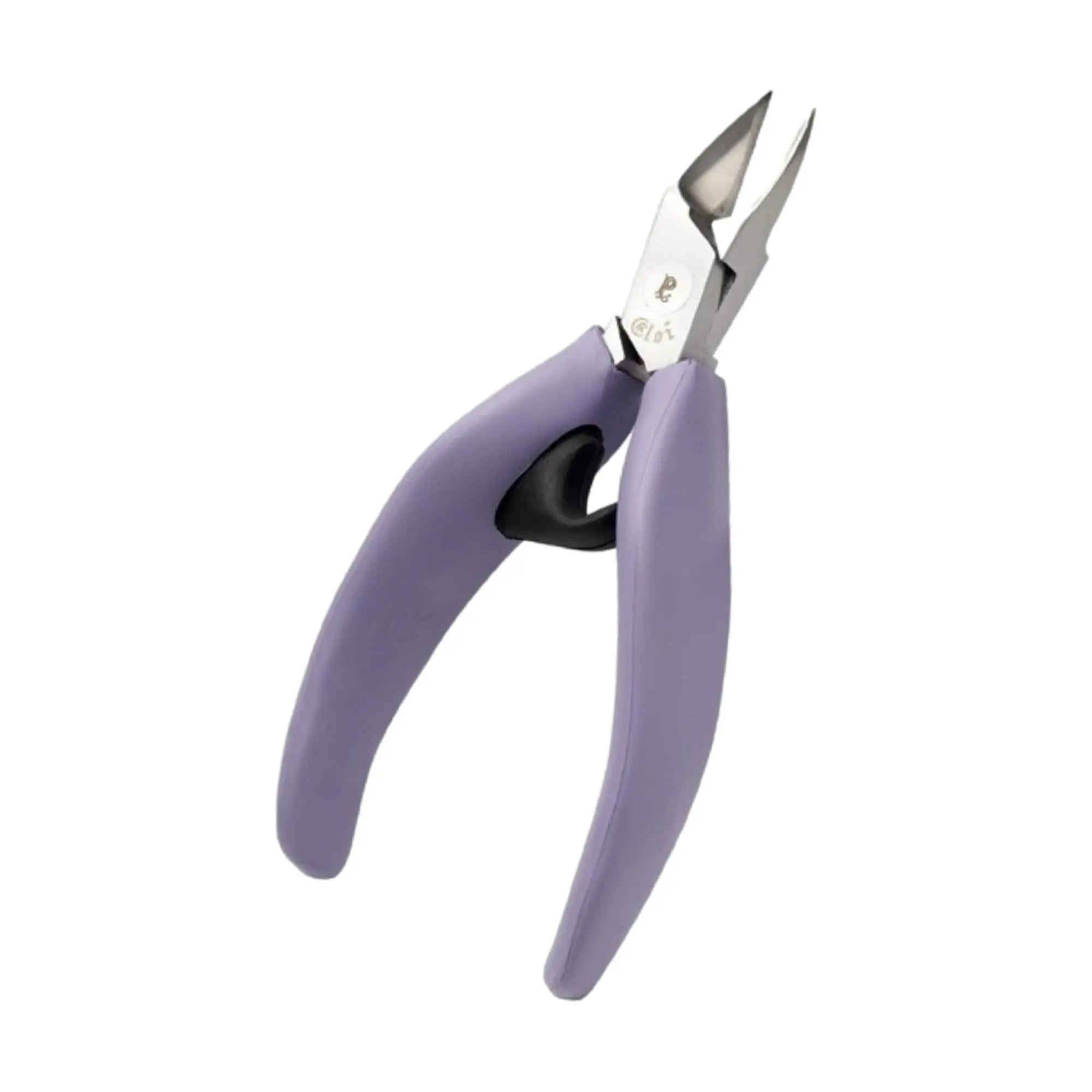 Pince à ongles ergonomique - Violette - Coupe droite - Mors effilés larges - 13 cm - Inox - Akori - My Podologie