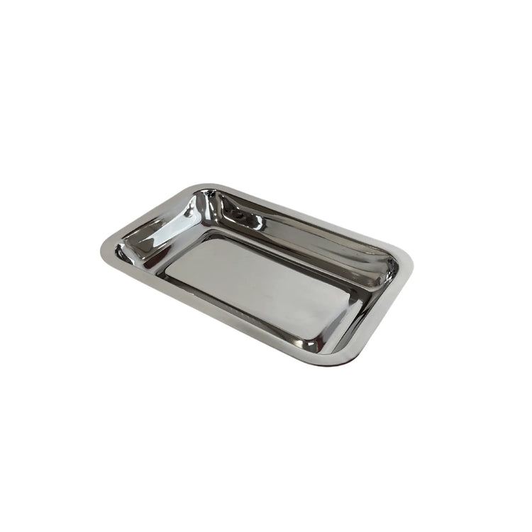 Plateau en acier inoxydable rectangle - 6 dimensions My Podologie