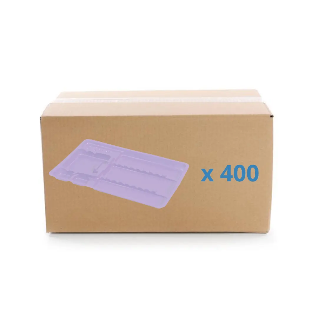 Plateaux de soin à usage unique avec compartiments - 3 formats - Carton de 400 My Podologie