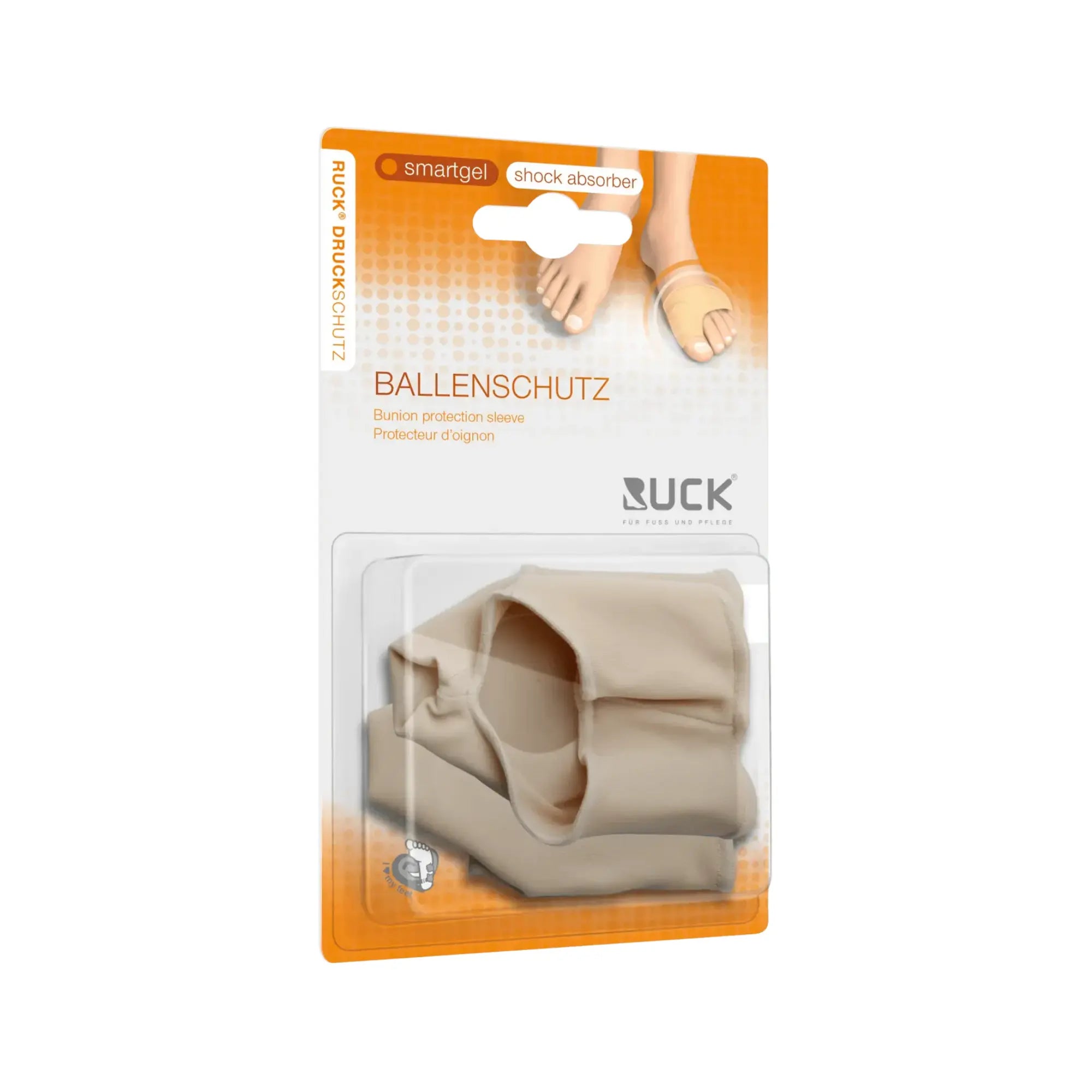 Protection SmartGel contre la pression 3 mm - Emission d'huile minérale - 2 pièces - Ruck Ruck