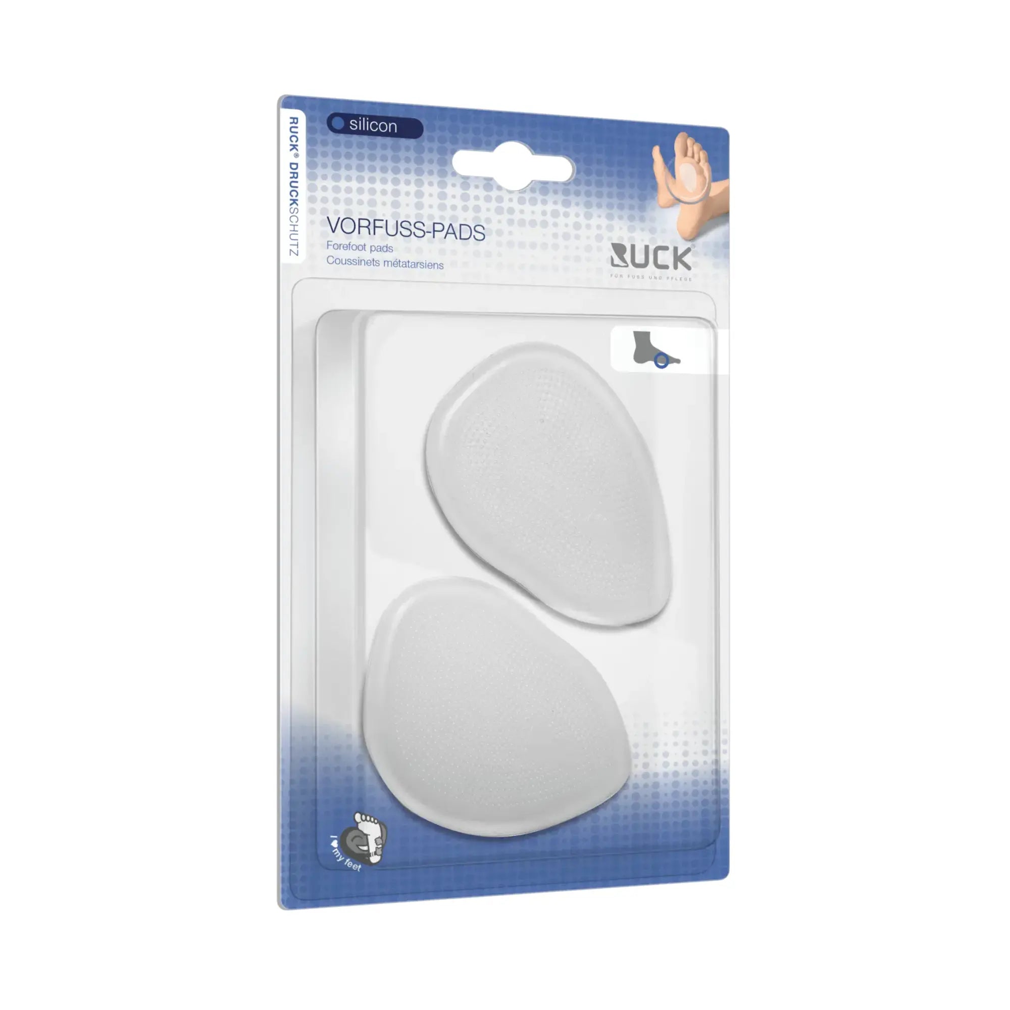 Protection en pad - Coussinets en silicone à l'avant du pied - Ruck Ruck