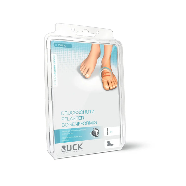 Protection pour orteils - Coussin creusé en latex souple - Protège contre la friction - 9 pièces - Ruck Ruck