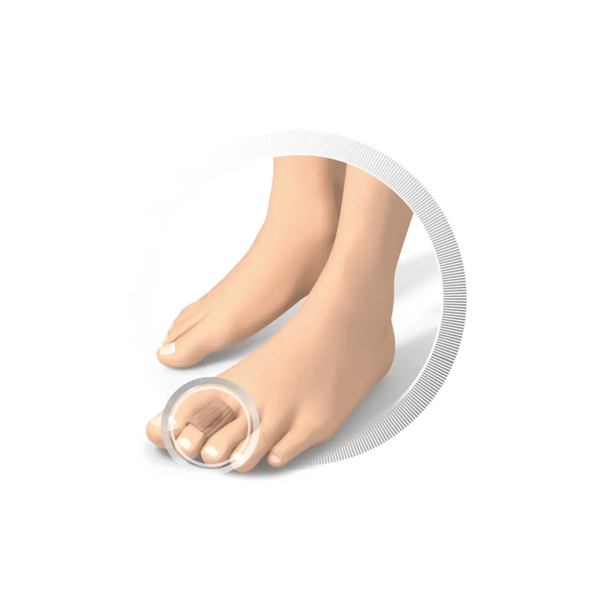 Protection pour orteils -  Lot de coussinets - Tissu et gel - Ruck Ruck