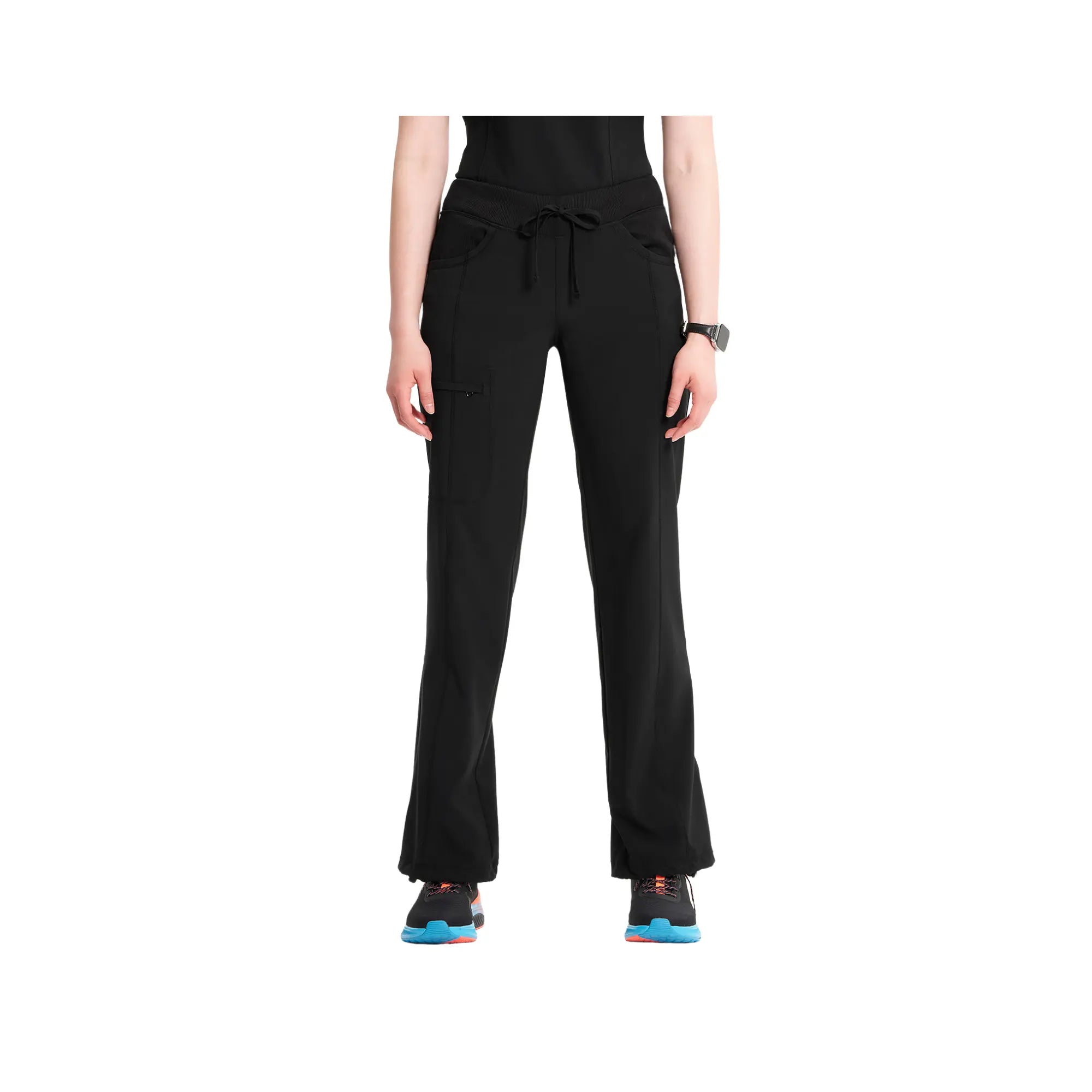Quimper - Pantalon droit cordon de serrage - Femme - Cherokee Cherokee Medical Uniforms Noir-3XL