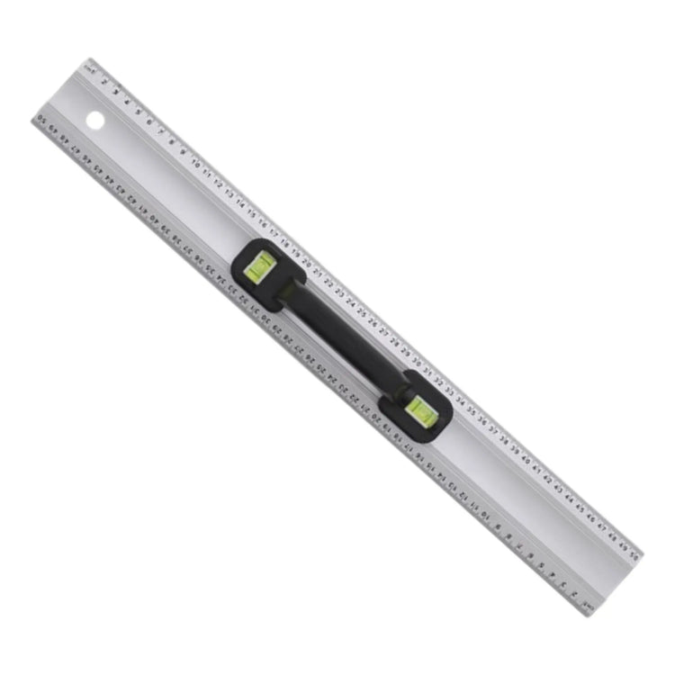 Règle 50 cm 2 en 1 avec niveau à bulles - Werckmann Werckmann