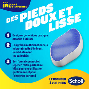 Râpe de Pédicurie - Anti-Callosités - Technologie Nano Verre - Scholl Scholl