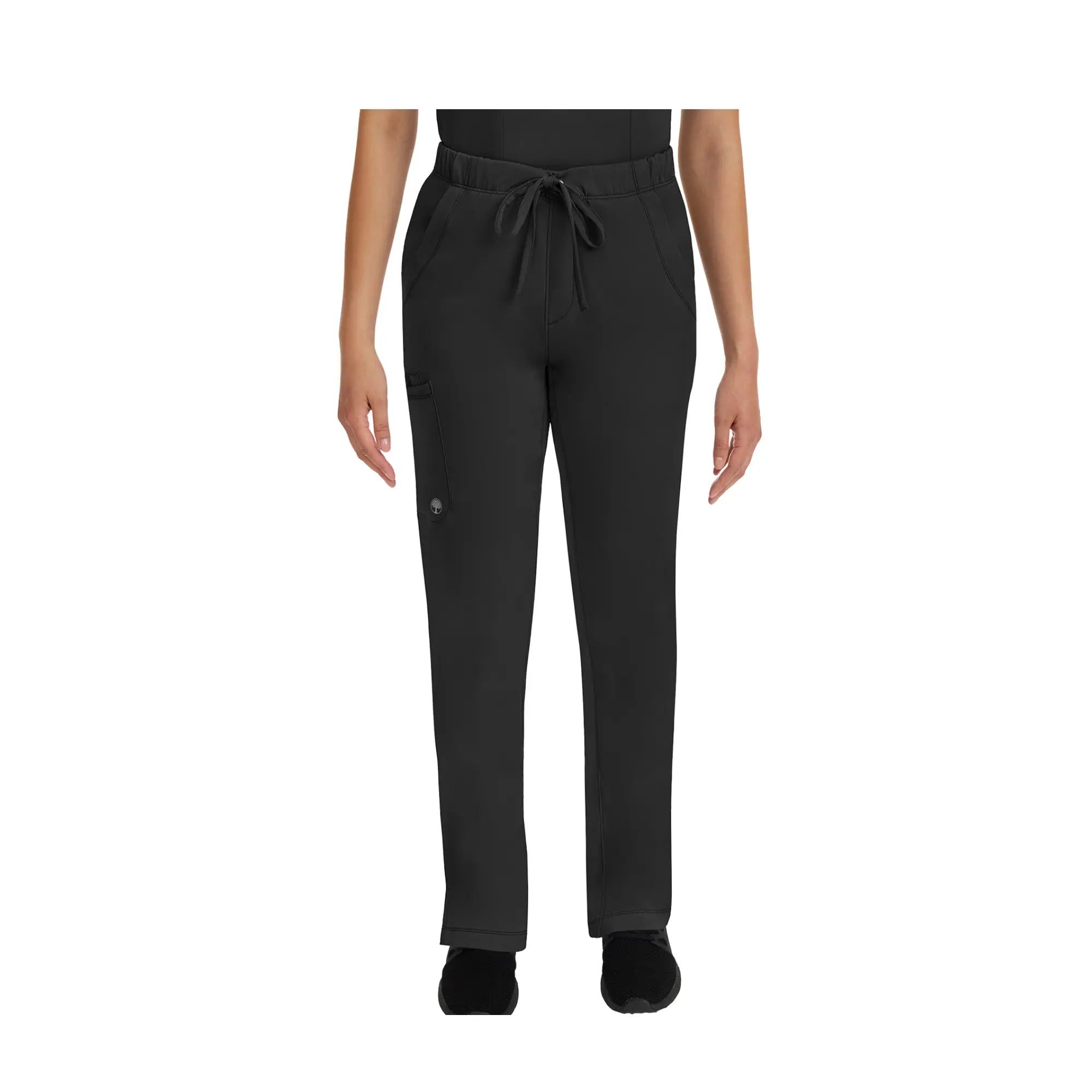 Rebecca - Pantalon évasé avec cordon de serrage - Femme - Healing Hands - Couleur 1 Healing Hands Noir / 3XL