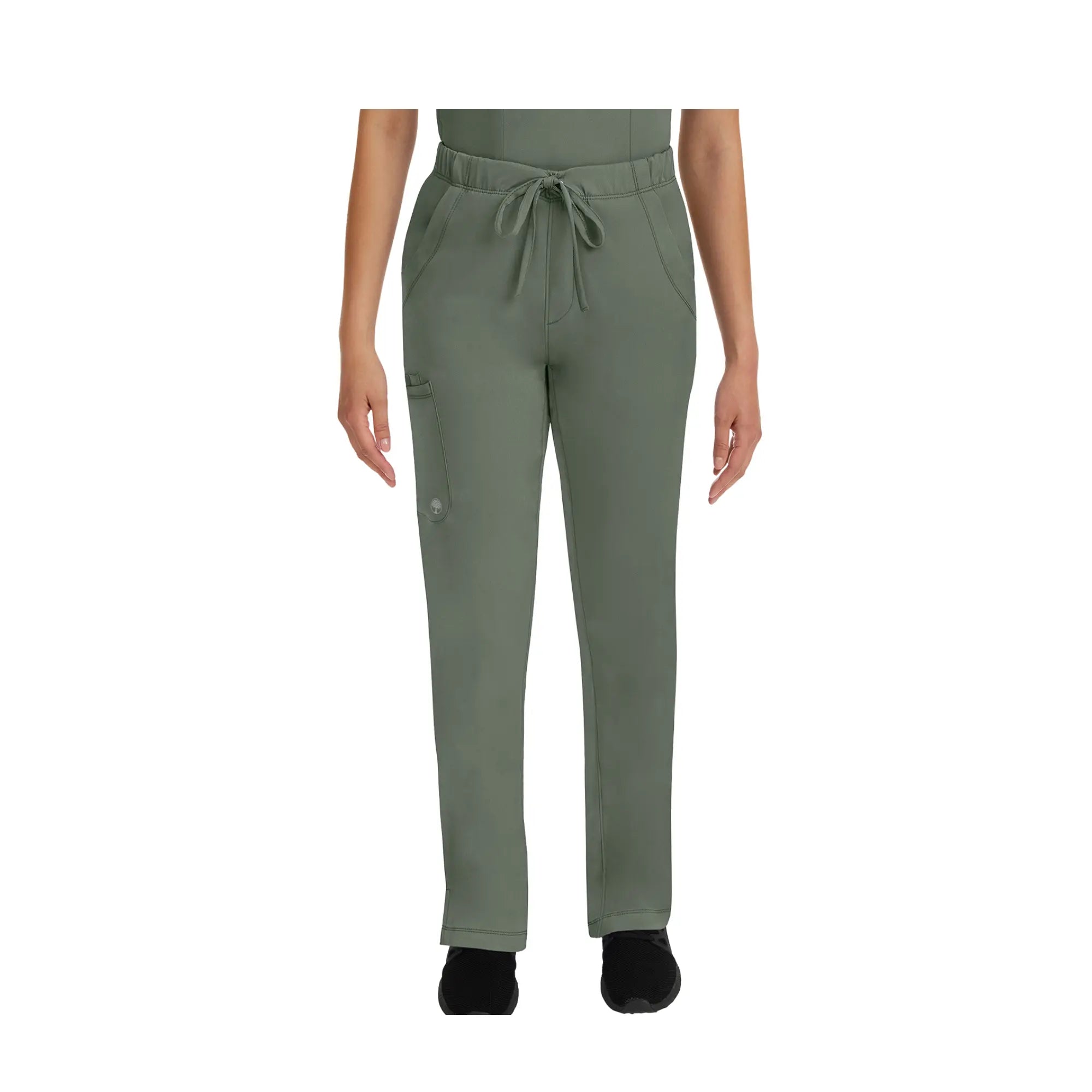 Rebecca - Pantalon évasé avec cordon de serrage - Femme - Healing Hands - Couleur 2 Healing Hands Olive / 3XL