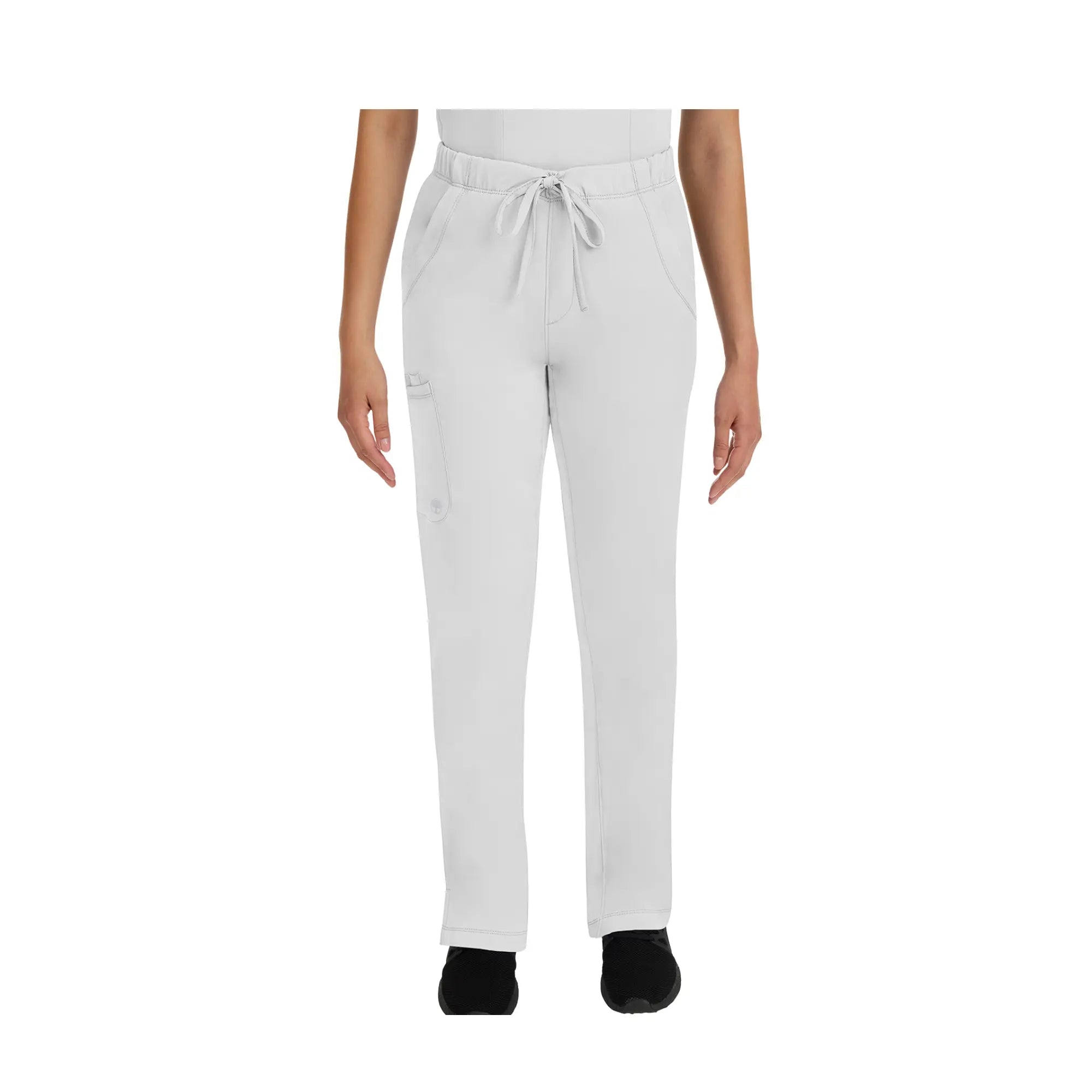 Rebecca - Pantalon évasé avec cordon de serrage - Femme - Healing Hands - Couleur 2 Healing Hands Blanc / 3XL