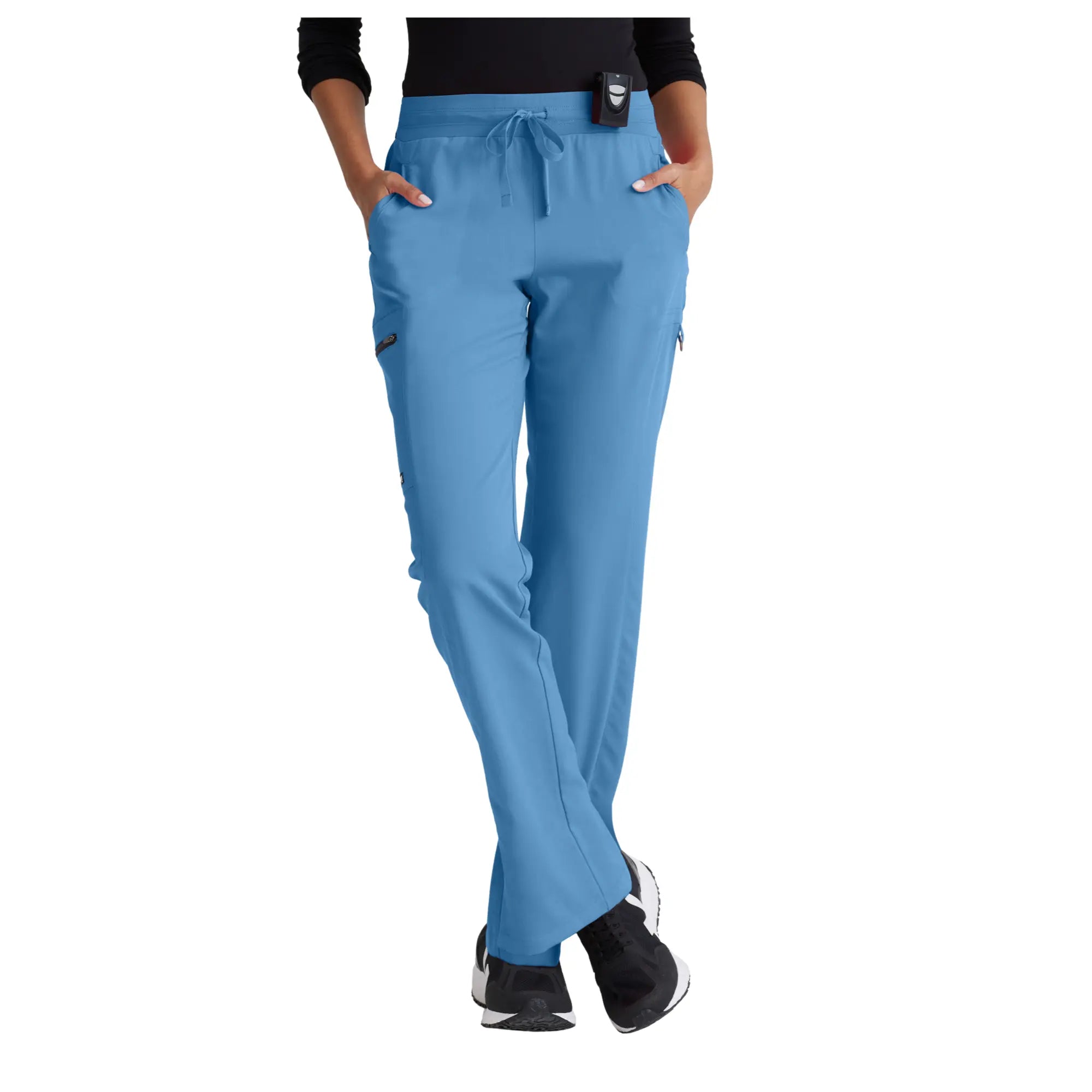 Sana - Pantalon avec cordon de serrage - Femme - Grey’s Anatomy Stretch Grey’s Anatomy Bleu Ciel / XL