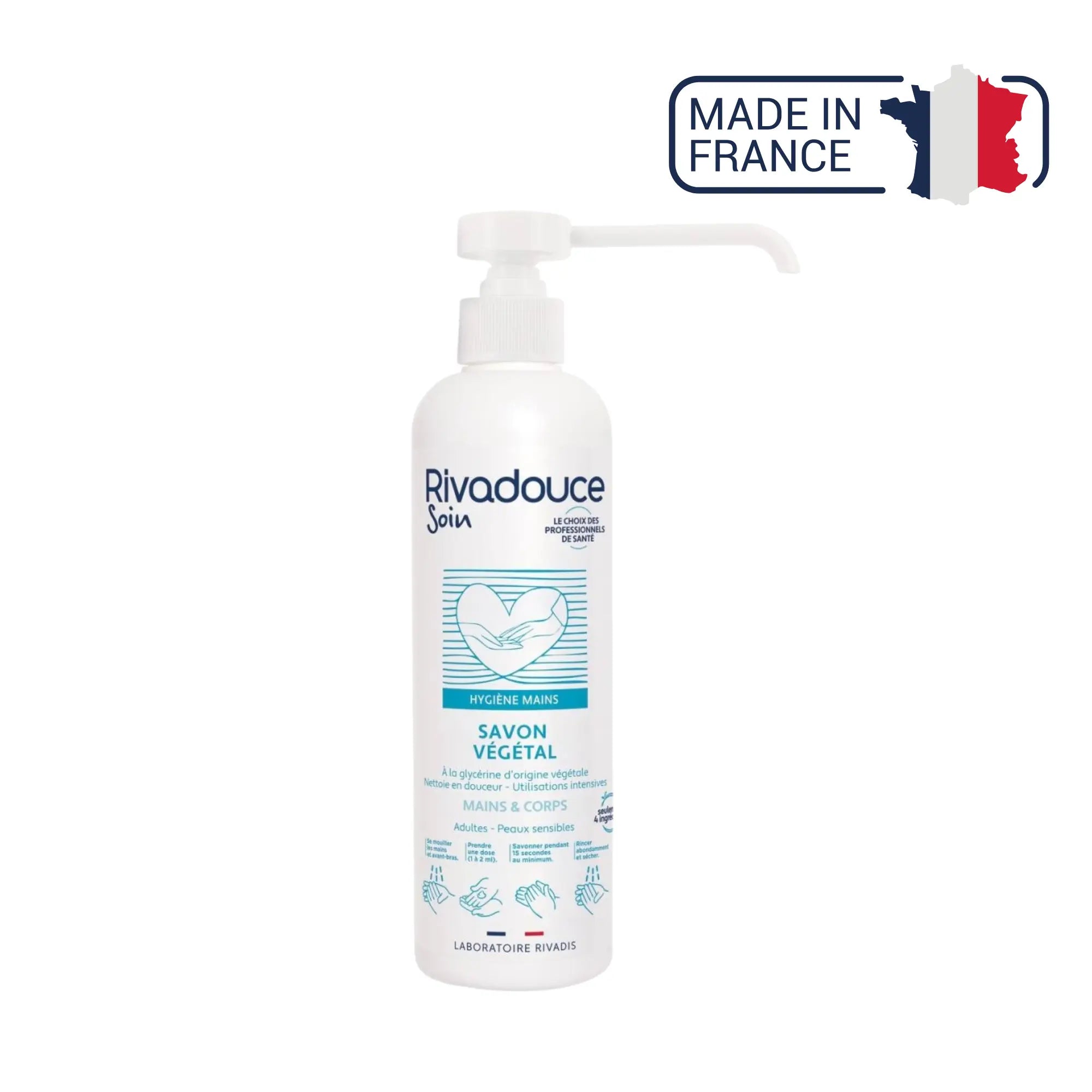Savon Végétal - 2 contenances - Rivadouce Rivadouce