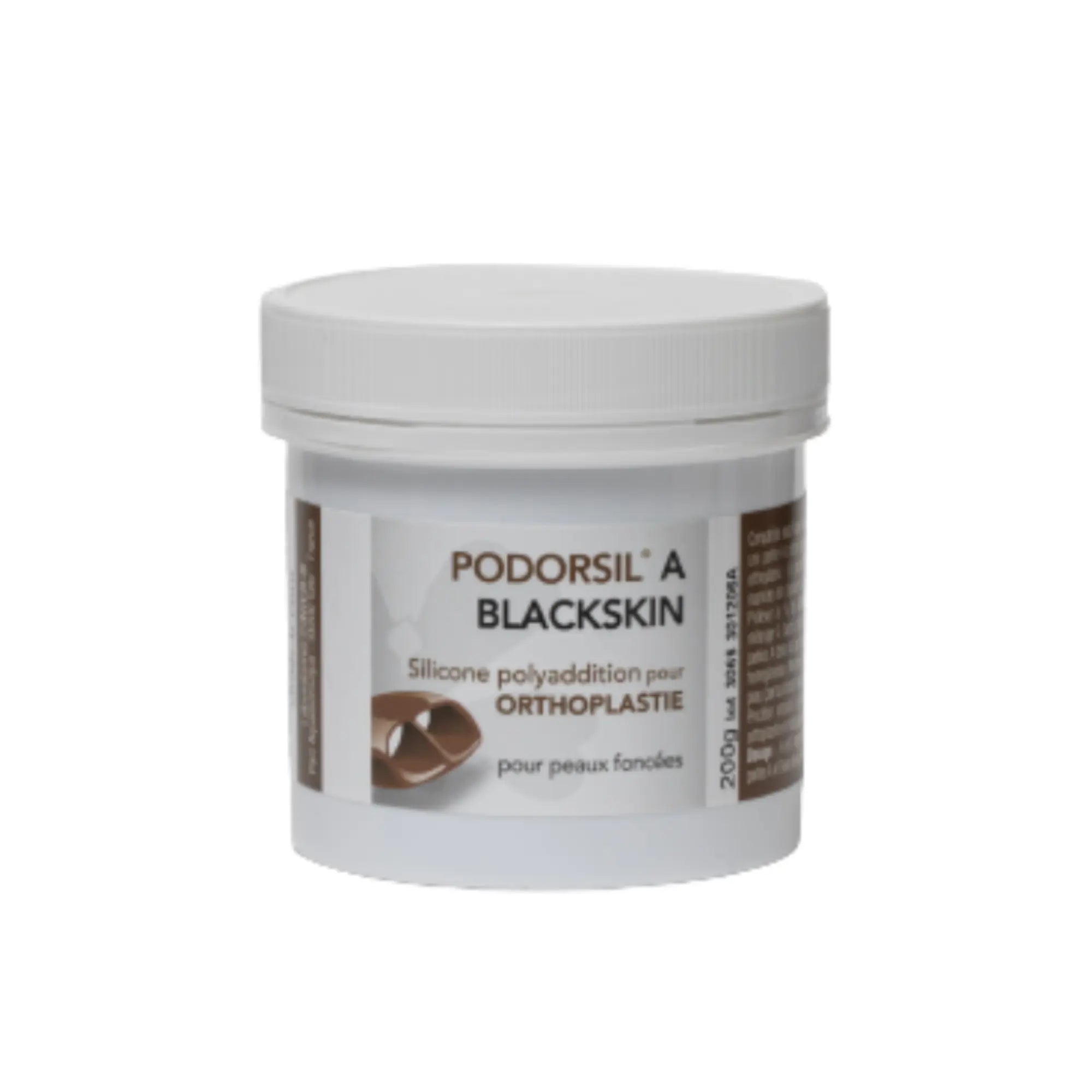 Silicone orthoplastie BlackSkin A - 3 contenances - Podorsil Podorsil 200 gr