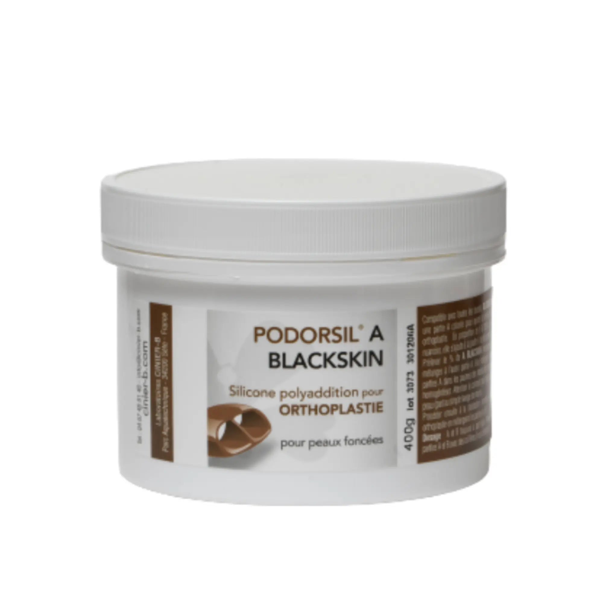 Silicone orthoplastie BlackSkin A - 3 contenances - Podorsil Podorsil 400 gr