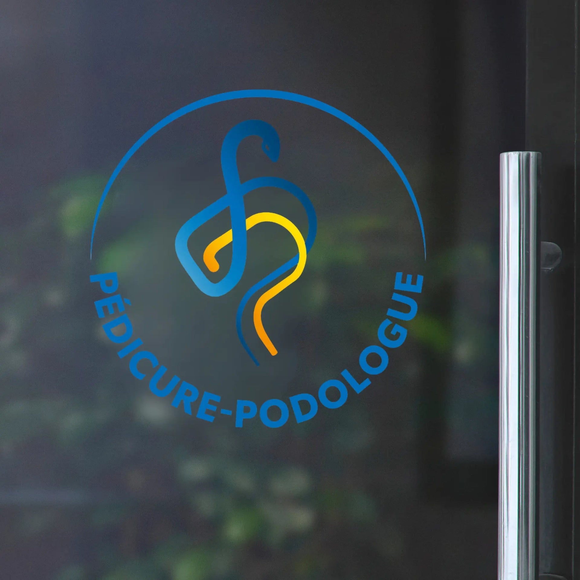 Sticker vitrine Pédicure-Podologue ONPP - Pour votre cabinet de podologie My Podologie