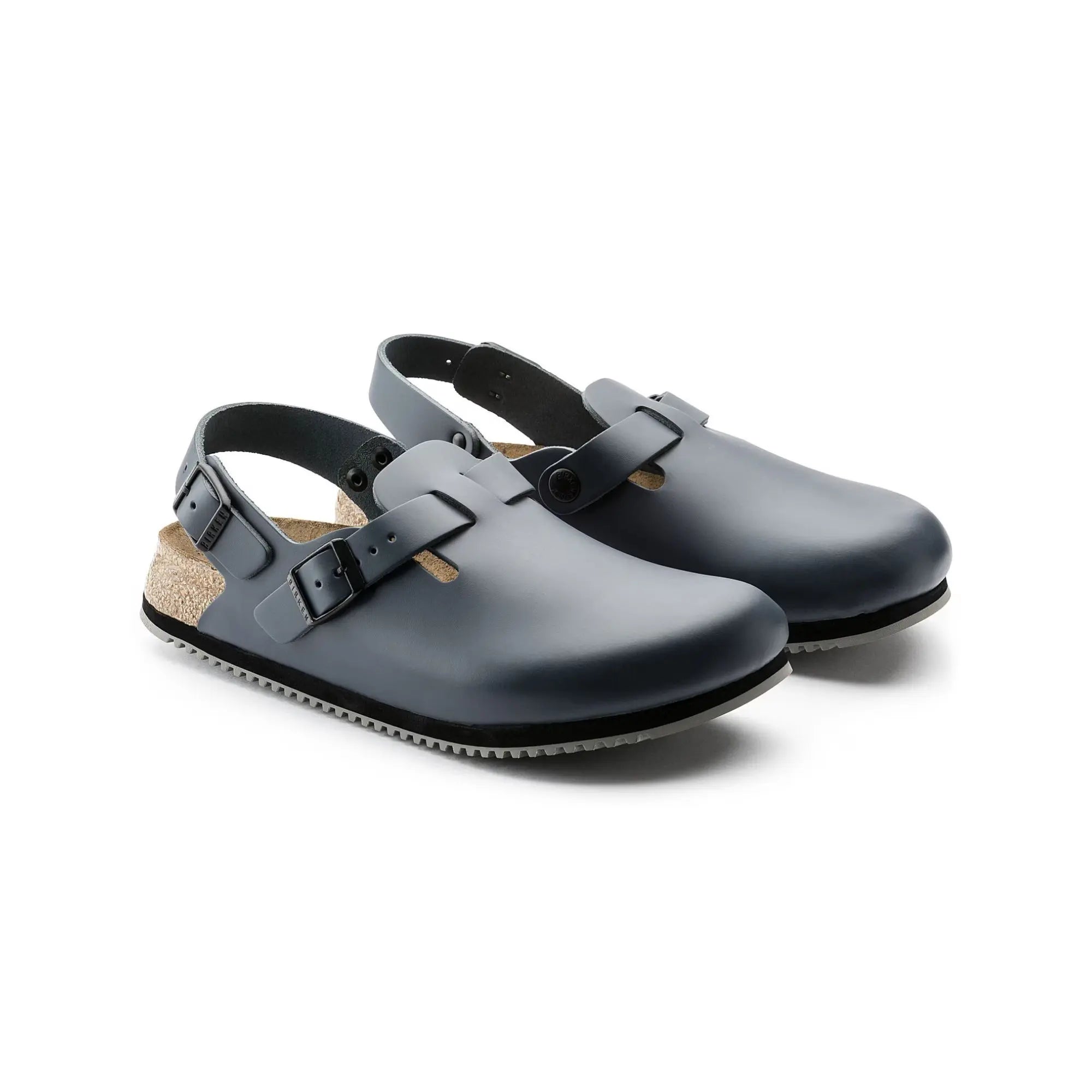 Tokio Super Grip - Sabot Cuir naturel - Plusieurs coloris - Birkenstock Birkenstock Bleu / Étroite / 48