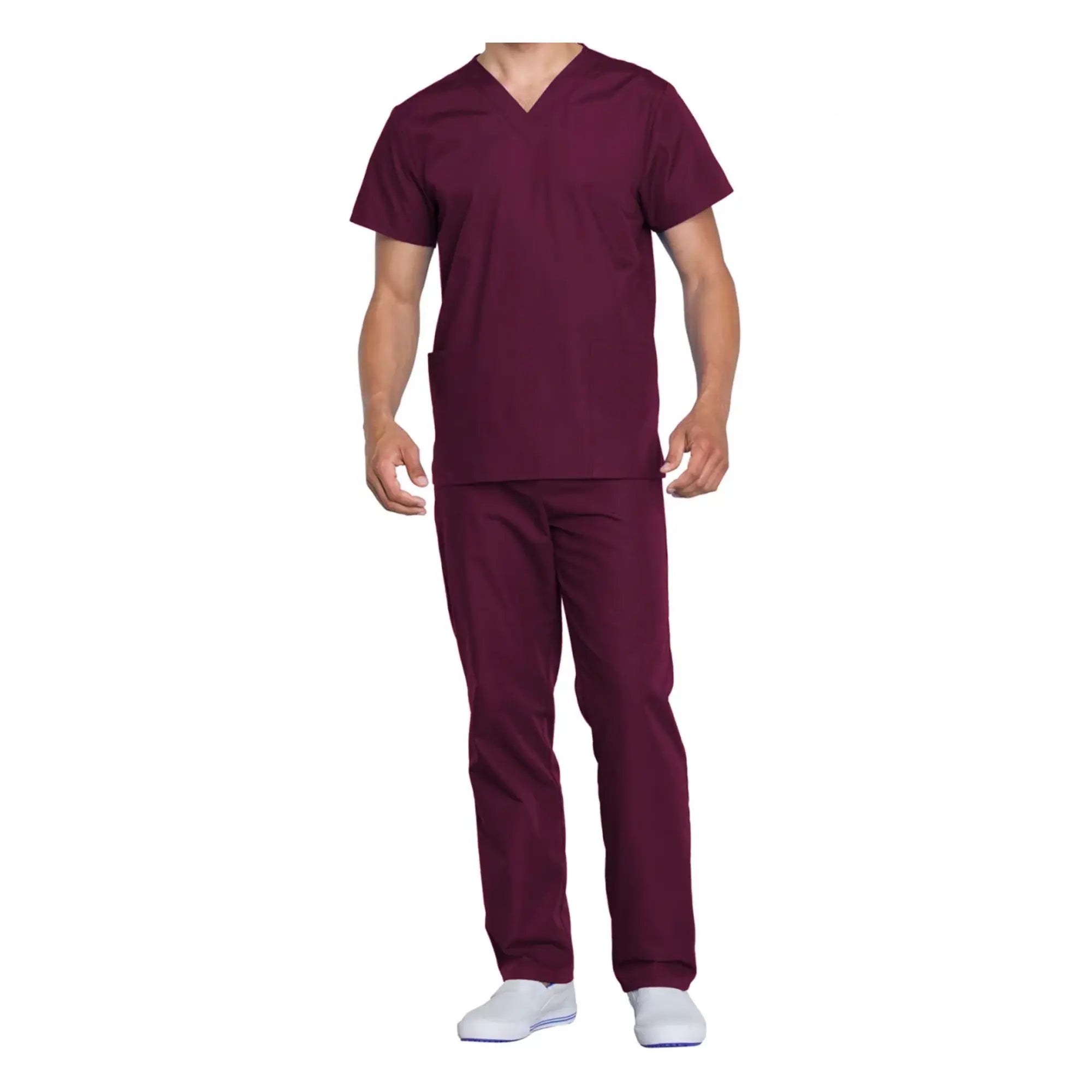 Toulouse - Ensemble médical - Tunique et pantalon - Unisexe - Cherokee Cherokee Authentic Workwear Bordeaux-3XL