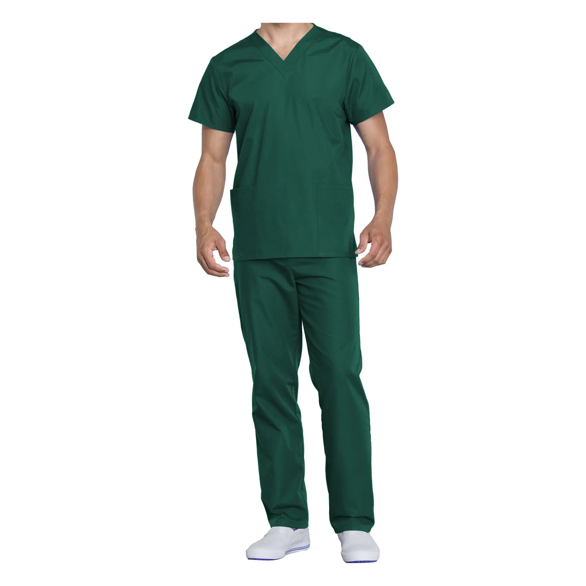 Toulouse - Ensemble médical - Tunique et pantalon - Unisexe - Cherokee Cherokee Authentic Workwear Vert-Chasseur-3XL
