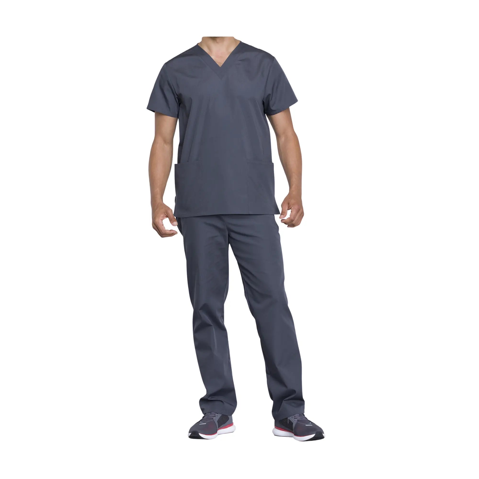 Toulouse - Ensemble médical - Tunique et pantalon - Unisexe - Cherokee Cherokee Authentic Workwear Anthracite-3XL