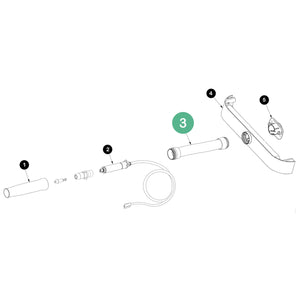 Tuyau d'aspiration flexible de remplacement - Podolog Nova Pro - 145 cm Ruck